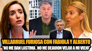 VICTORIA VILLARRUEL FURIOSA CON FABIOLA YÁÑEZ Y ALBERTO FERNÁNDEZ quotNO ME DAN LASTIMAquot [upl. by Regor]