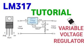 REGULADOR DE VOLTAGE CASERO⚡ CON SOLO 3 COMPONENTES lm317 [upl. by Sawtelle]