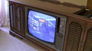 Old 1969 RCA New Vista Color TV  Turned on after 10 years [upl. by Karwan836]