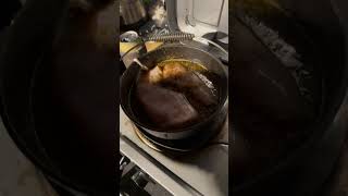 Camping cooking in the camp oven  Slow cooked shredded chicken [upl. by Assilen]