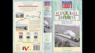 WHSmith Exclusive Scenic Rail Journeys Britain  South West 1992 UK VHS [upl. by Giselle841]