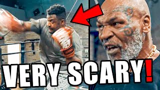 Mike Tyson Releases SCARY NEW FOOTAGE of Francis Ngannous Boxing [upl. by Nnairol]