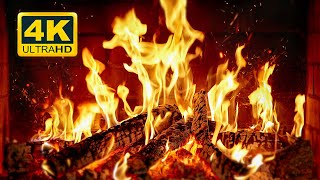 🔥 Cozy Fireplace 4K 12 HOURS Fireplace Ambience with Crackling Fire Sounds Fireplace Burning 4K [upl. by Aneehsal901]