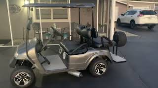 Electric to gas golf cart conversion GY 150cc with reverse [upl. by Dlonra]