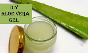 How to make Aloe vera gel in 5 minutes  for skin amp hair  starnaturlbeauties [upl. by Armalla]