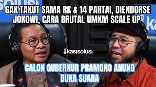 CAGUB PRAMONO ‼️ KLARIFIKASI DIENDORSE JOKOWI JAKARTA LEBIH BAIK DARI IKN UMKM MAU DIAPAIN [upl. by Ylenats200]