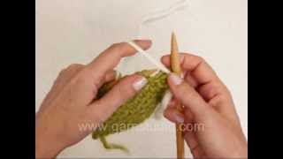 How to knit linen stitch [upl. by Eimme]