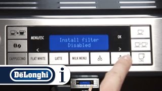 How to set the menu on your DeLonghi Eletta Cappuccino ECAM 45760 Coffee Machine [upl. by Xyla]