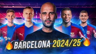 GUARDIOLA REGRESARÁ A BARCELONA y ¡Aquí Está La Loca Plantilla del Barça 202425 Haaland Mbappe [upl. by Gertie575]