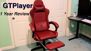 GTPlayer Gaming Chair  Review After 1 Year Longterm Revisit Reclining Chair w Speakers [upl. by Ahsein]