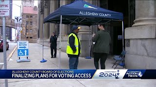 Allegheny Co Board of Elections expands ballot return sites satellite voting locations [upl. by Ylurt938]