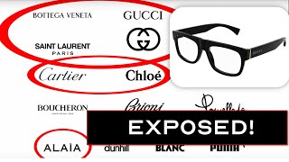 Who Makes Your Frames EVERY Designer Brand Uncovered  from RayBan to Cartier [upl. by Aihsenor]