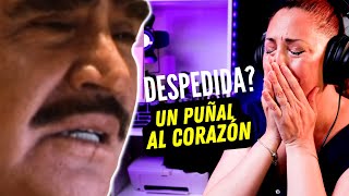 VICENTE FERNÁNDEZ  UNA DESPEDIDA PARA SU HIJO  Vocal coach REACTION amp ANALYSIS [upl. by Yticilef247]