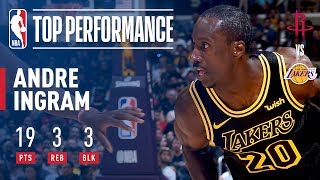 UNREAL 32 Year Old Andre Ingram SHINES In NBA Debut [upl. by Annaid]