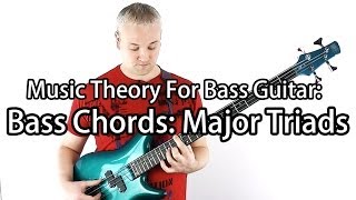 Music Theory For Bass Guitar  How To Build amp Play Chords On Bass [upl. by Seroka]