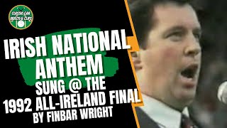 Irish National Anthem sung  Croke Park 1992 AllIreland SFC Final [upl. by Kolk]