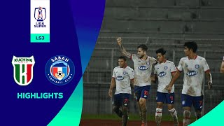 Kuching City FC 12 Sabah FC  LS3  Highlights Liga Super 2023 [upl. by Noirad]