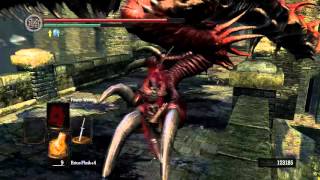 Dark Souls Hellkite drake kill NG Melee  bow  PW [upl. by Areval]