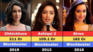 Shraddha Kapoor All Hits amp Flops Movies List  Shraddha Kapoor  Stree 2 [upl. by Dunlavy]