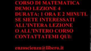 CORSO DI MATEMATICA  LEZIONE 4  INSIEMISTICA  PARTE 4 [upl. by Eiddet]