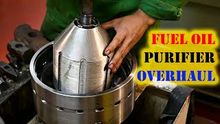 Fuel Oil Purifier Overhaul  Selfjector  Chief MAKOi [upl. by Sellig]