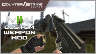 CounterStrike Source  MWII Kastov 762 Custom Weapon MOD [upl. by Alleber809]