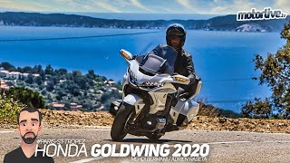 HONDA GOLDWING 1800 2020  PARIS  STTROPEZ  I ESSAI MOTORLIVE [upl. by Lucilia]