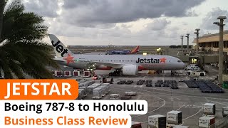 JETSTAR 787 BUSINESS Worth The Upgrade Melbourne to Honolulu [upl. by Lugar763]