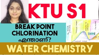 KTUENGINEERING CHEMISTRY ♦️ BREAK POINT CHLORINATION ♦️BTECH♦️WATER TECHNOLOGY ♦️ [upl. by Shepp]