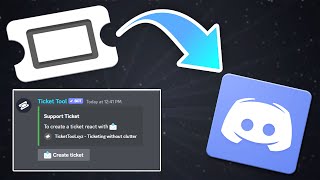 How To Setup Ticket Tool Bot In Your Discord Server  Ticket Tool [upl. by Eiuol]