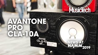 Classicinspired monitor goes active Avantone Pro CLA10A NAMM2019 [upl. by Artsa]