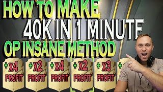 HOW I MADE 40K COINS IN 2 MINS IN FIFA 22  INSANE TRADING METHOD  CRAZY RETURN [upl. by Richlad543]