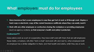 Employer and Employees Responsibilities [upl. by Sarchet]