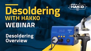 quotEye On Hakkoquot presents quotDesoldering with HAKKOquot — Video by American Hakko [upl. by Irotal]