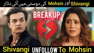 YRKKH Fame Actors Shivangi Joshi And Mohsin Khan Unfollowed Each Other On Instagram [upl. by Remde]