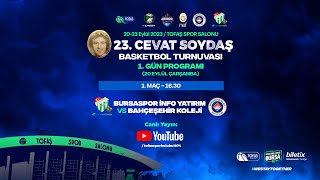 CANLI 🔴 Bursaspor İnfo Yatırım  Bahçeşehir Koleji l 23 Cevat Soydaş 1 Gün  1 Maç [upl. by Vona]