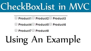 CheckBoxList in AspNet MVC Using Sql DataBase [upl. by Aneeled233]