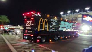 Nascar Hauler Showcase  Trailers Parade  Daytona 500  2024  One Daytona [upl. by Dobrinsky395]