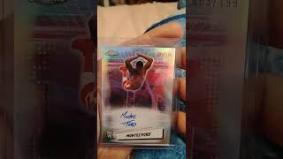 montez Ford high flyer card sick auto he has [upl. by Bette-Ann]