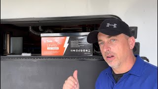 Installing Lithium 400Ah Battery in RV and what systems must be checked [upl. by Artenek]