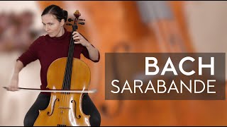 Bach  Sarabande Cello Suite No 2 in D minor BWV 1008  Jeanne Dorche [upl. by Dorlisa]