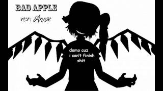 Bad Apple english demo 【Anna】piano ver [upl. by Tnomad746]