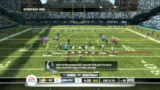 How to use Gameflow in Madden NFL 11 [upl. by Egoreg203]