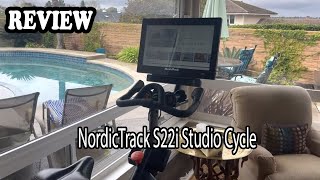 NordicTrack S22i Studio Cycle Review  Best Exercise Bike [upl. by Eeramit]