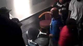 40Glocc vs Compton Menace Black Wall Street Club Fight [upl. by Noraa254]