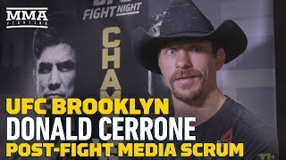 UFC Brooklyn Donald Cerrone Blasts Alexander Hernandez For Fight Week Trash Talk  MMA Fighting [upl. by Yunfei]