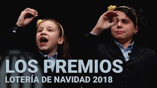 PREMIOS de la LOTERÍA DE NAVIDAD 2018 [upl. by Kalvn]