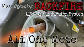 MIO SPORTY  BACKFIRE  Repair AIS  Air Induction System [upl. by Marleen]