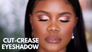 CUT CREASE EYESHADOW TUTORIAL for Hooded Eyes  Ale Jay [upl. by Anirehtac]