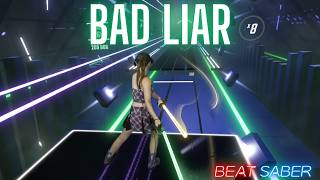 Imagine Dragons  Bad Liar in Beat Saber Expert First Attempt  Mixed Reality [upl. by Pinelli]